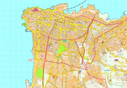 Beirut map