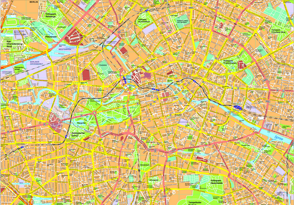 Berlin map | Vector Maps