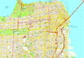 San Francisco map