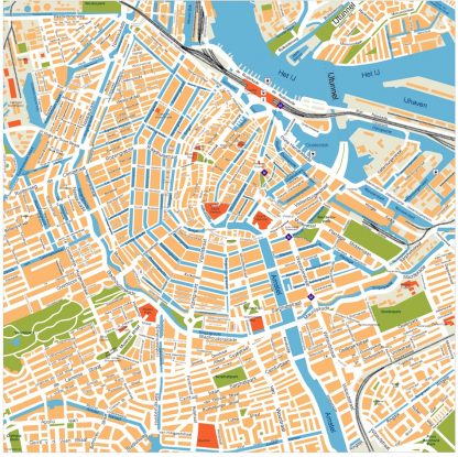 amsterdam vector map
