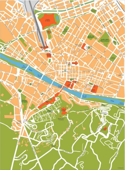 florence vector map