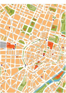 munchen vector map