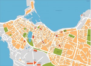 reykjavik vector map