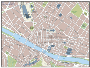 Florence downtown map