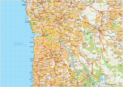 Porto map vector