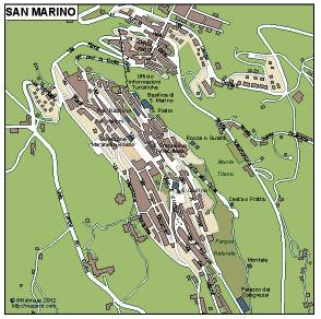 San Marino eps map