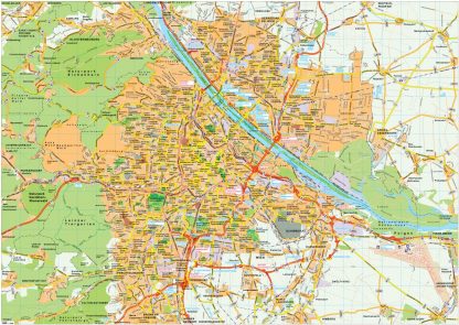 Wien map vector