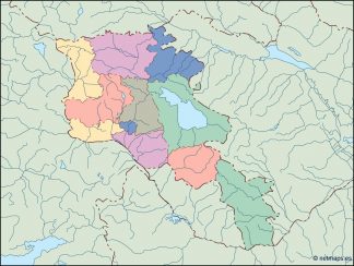 armenia blind map