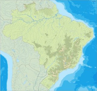 brazil illustrator map