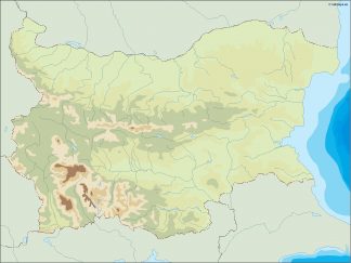 bulgaria illustrator map