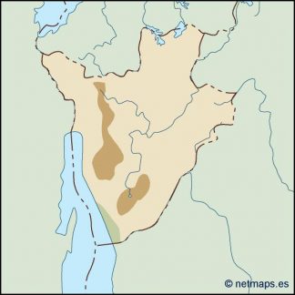 burundi illustrator map