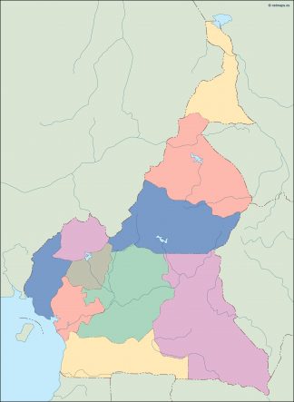 cameroon blind map