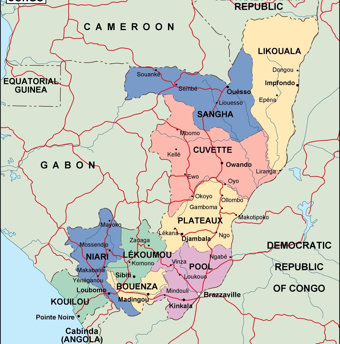 Congo Illustrator Map Vector Eps Maps Eps Illustrator Map Digital | My ...