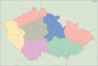 czech republic blind map