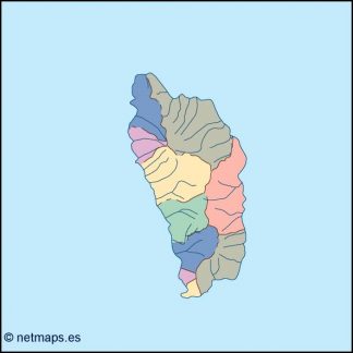 dominica blind map