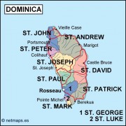 Dominica Political Map 180x180 