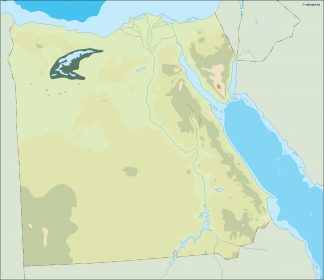 egypt illustrator map