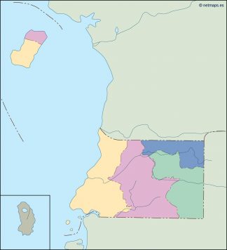 equatorial guinea blind map