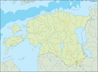 estonia illustrator map