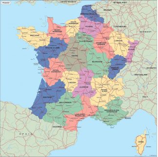 france political map