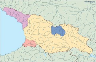 georgia blind map