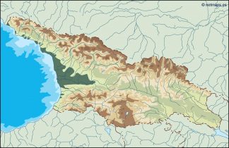 georgia illustrator map