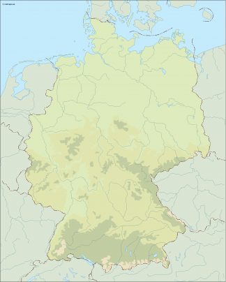 germany illustrator map