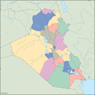 iraq blind map