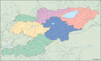 kirgizistan blind map