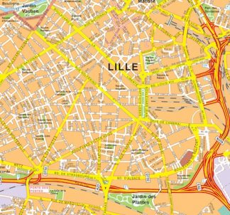 Lille vector map