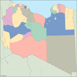 lybia blind map