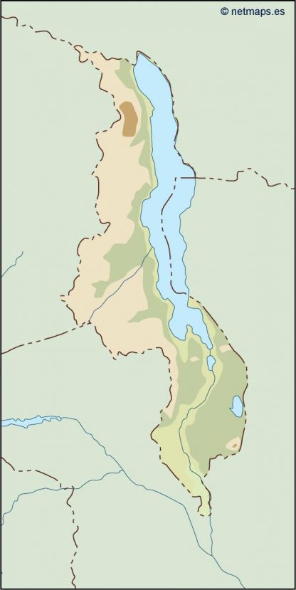 malawi illustrator map
