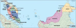 malaysia political map