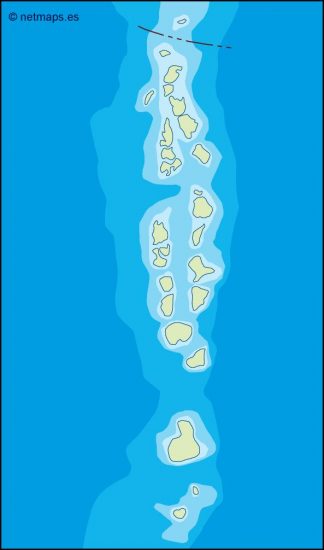 maldives illustrator map