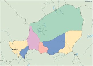 niger vector map