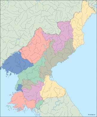 north korea blind map