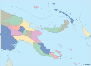papua new guinea blind map