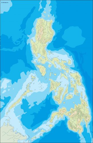 philippines illustrator map