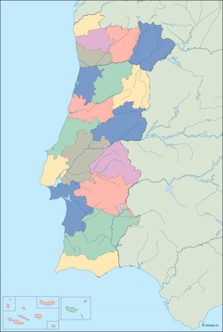 portugal blind map