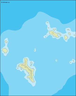 seychelles illustrator map