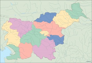 slovenia blind map