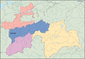 tayijistan vector map