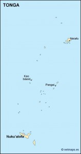 tonga political map