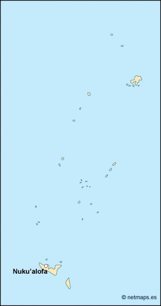 tonga vector map