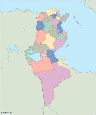 tunisia blind map