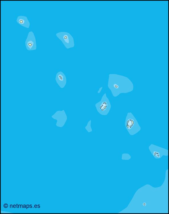 tuvalu illustrator map