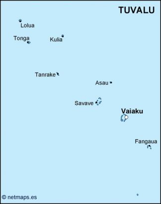 tuvalu political map