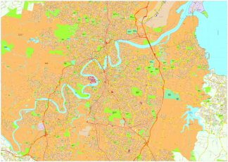 Brisbane Vector Maps