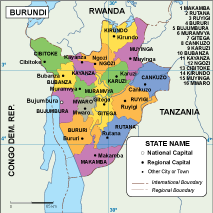 Burundi EPS map