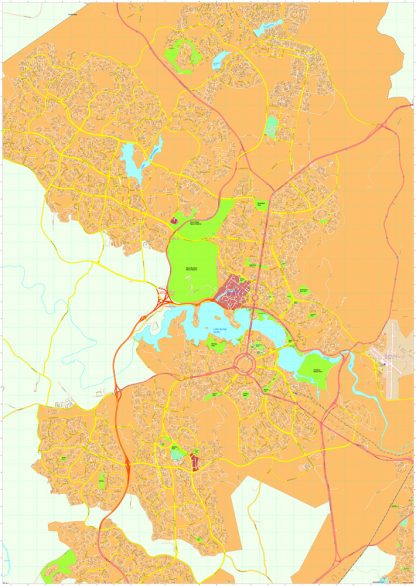 Canberra Vector Maps